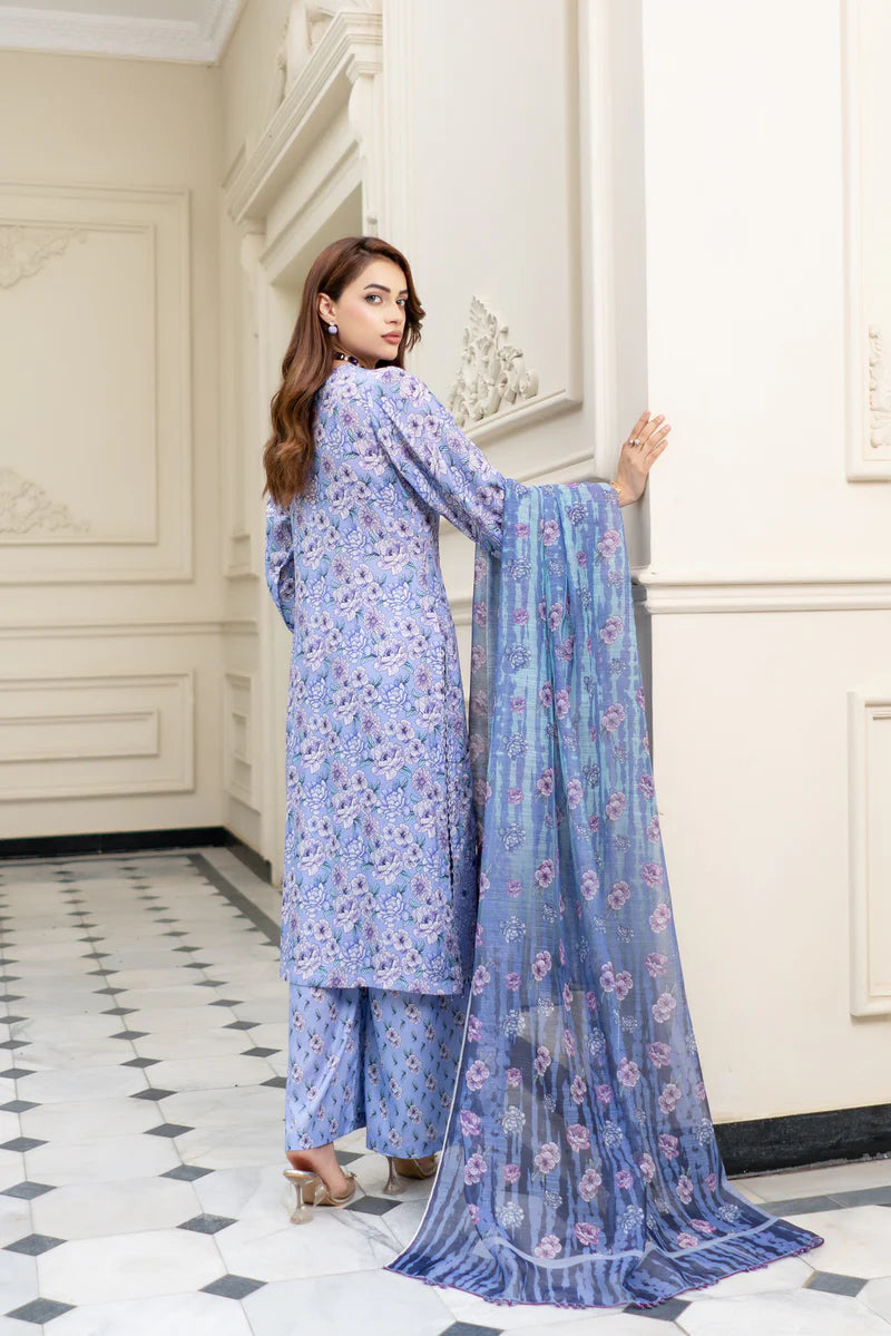 MUNIRA | EMBROIDERED LAWN READYMADE | HU13