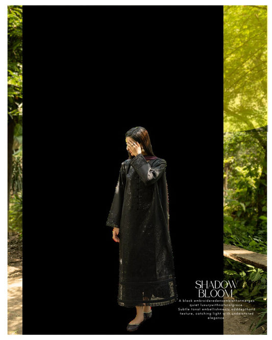 Premium Linen 3PC Embroidered Outfit RUA15