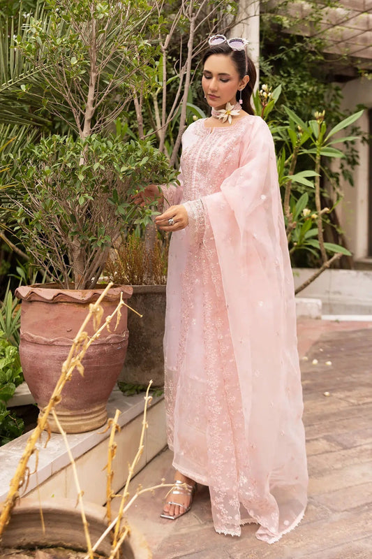 SIMRANS Mehrunisa premium 3 piece mummy & me Ladies pink outfit BK16